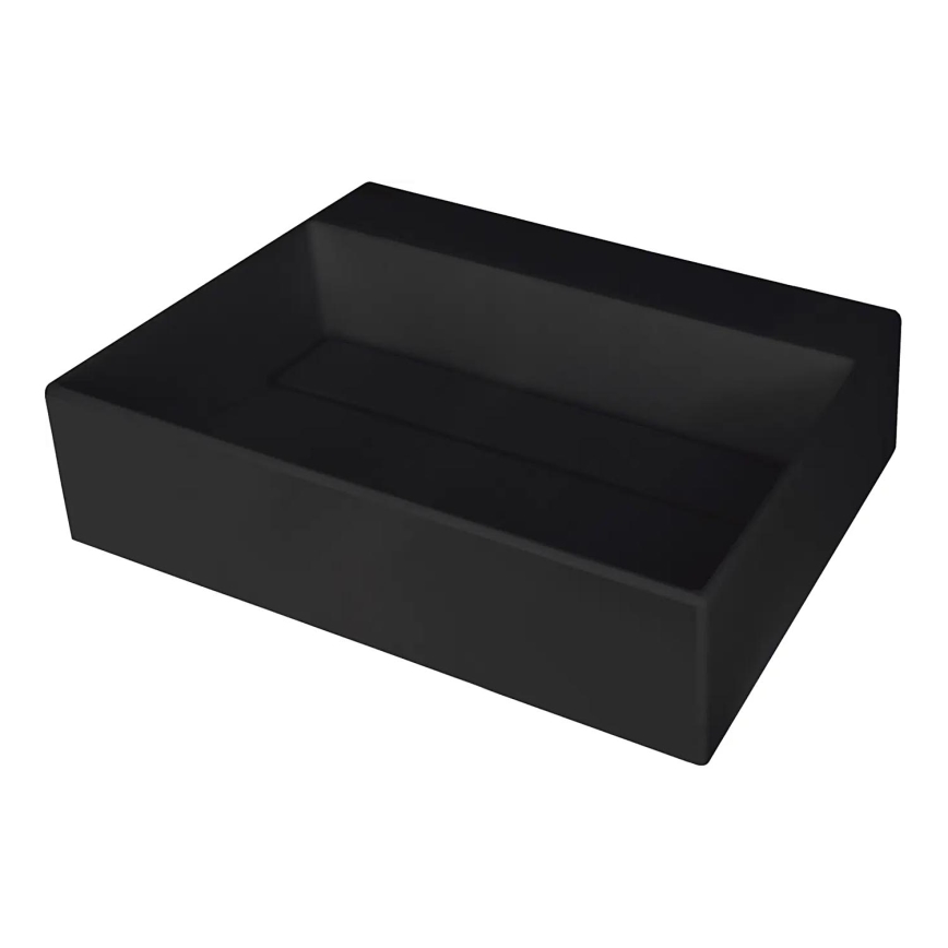 Deante CQR_NU5M - Lavabo sobre encimera CORREO 40x50 cm granito/negro