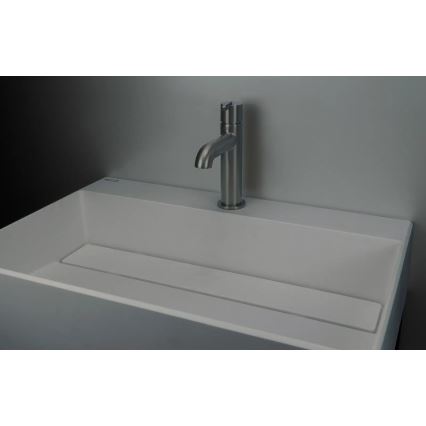 Deante CQR_SU6M - Lavabo sobre encimera CORREO 40x60cm granito/gris metálico