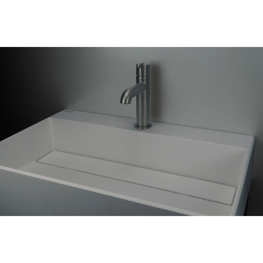 Deante CQR_SU6M - Lavabo sobre encimera CORREO 40x60cm granito/gris metálico