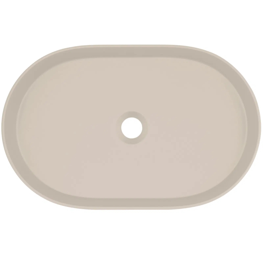 Deante CQS_5U6S - Lavabo sobre encimera SILIA 35x55 cm granito/beige