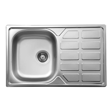 Deante ZEO_0113 - Fregadero de cocina SOUL 49x78 cm satén