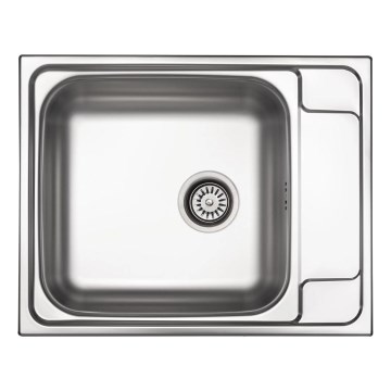 Deante ZEO_011B - Fregadero de cocina SOUL 50x63 cm satén