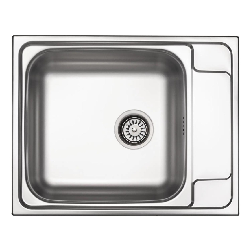 Deante ZEO_011B - Fregadero de cocina SOUL 50x63 cm satén