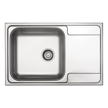 Deante ZEO_011C - Fregadero de cocina SOUL 50x79 cm satén