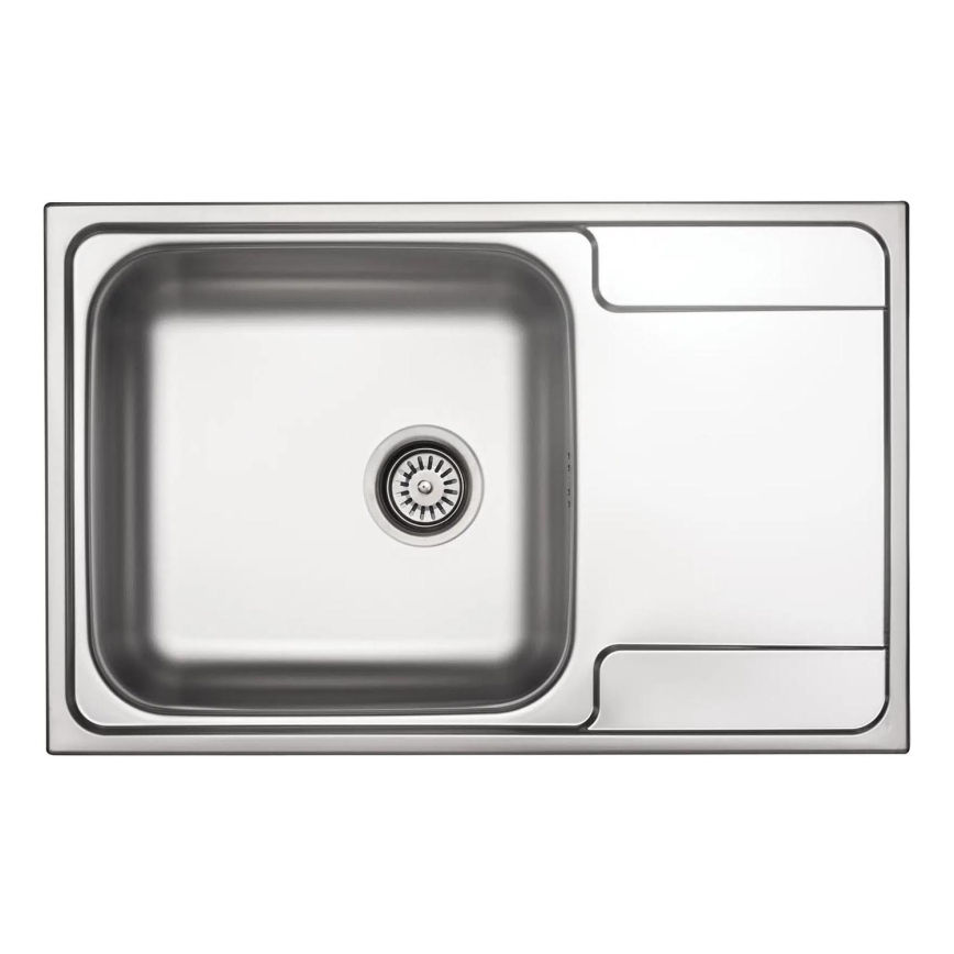 Deante ZEO_011C - Fregadero de cocina SOUL 50x79 cm satén