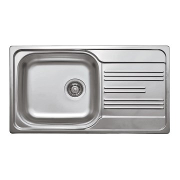 Deante ZEX_0113 - Fregadero de cocina XYLO 43,5x78 cm satén