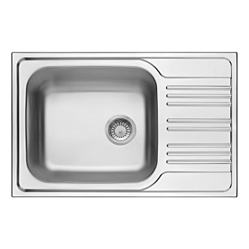 Deante ZEX_011B - Fregadero de cocina XYLO 50x78 cm satén