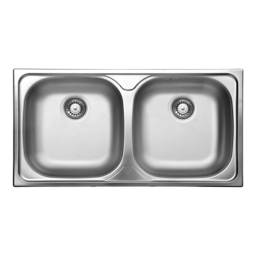Deante ZEX_0203 - Fregadero de cocina XYLO 43,5x78 cm satén