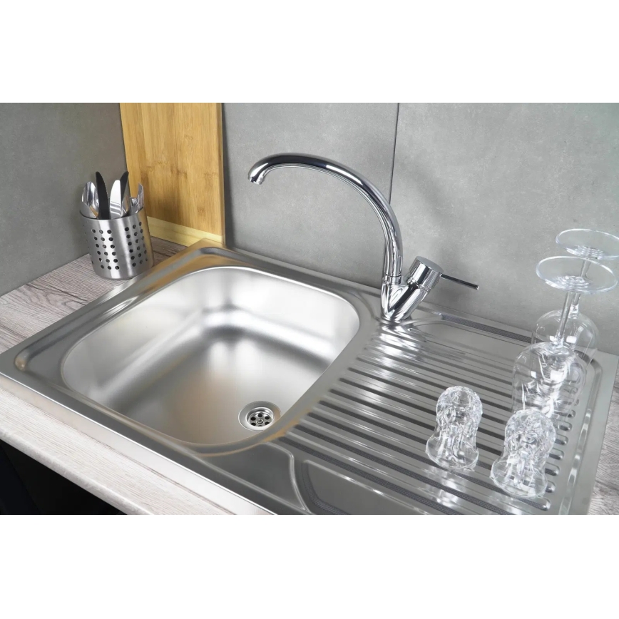 Deante ZM5_3110 - Fregadero de cocina TANGO 50x80 cm decor