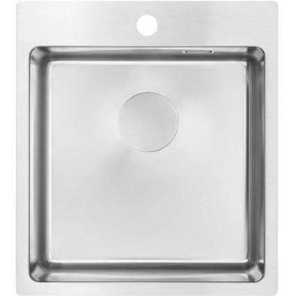 Deante ZPO_010A - Fregadero de cocina OLFATO 50,5x45 cm acero cepillado