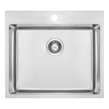 Deante ZPO_010B - Fregadero de cocina OLFATO 50.5x55 cm acero cepillado