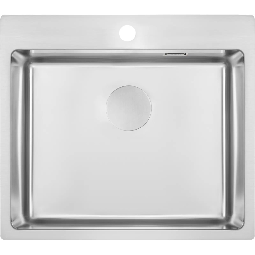 Deante ZPO_010B - Fregadero de cocina OLFATO 50.5x55 cm acero cepillado