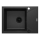 Deante ZQJ_G11A - Fregadero de cocina EVORA 59x44 cm granito/grafito metálico