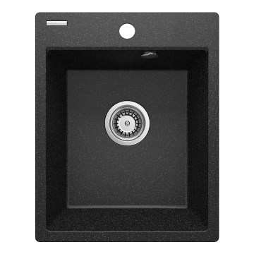 Deante ZRC_2103 - Fregadero de cocina CORIO 50x40 cm granito/grafito