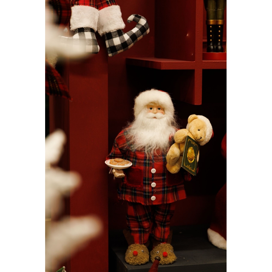Decoración de Navidad 46 cm Santa