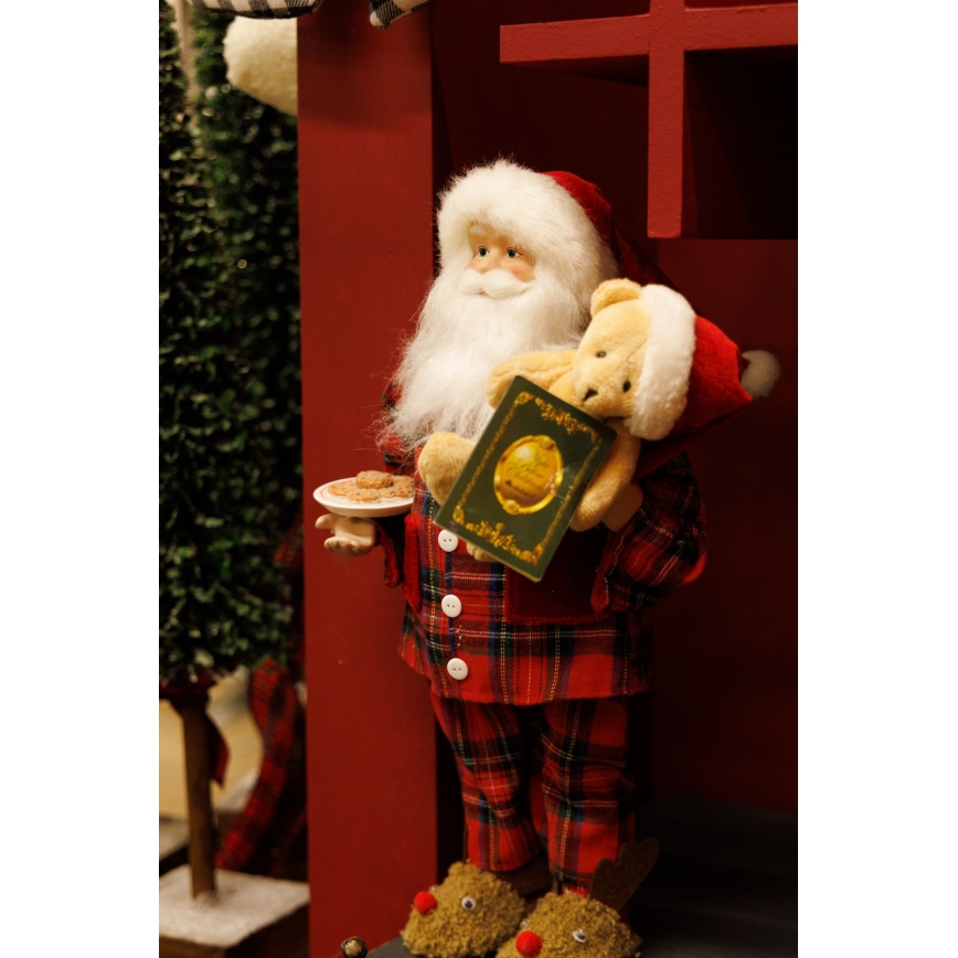 Decoración de Navidad 46 cm Santa