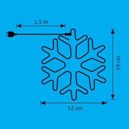 Decoración de Navidad LED para exteriores LED/26W/230V IP44