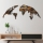 Decoración de pared 2 pz 150x59 cm Planeta metal
