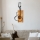 Decoración de pared 39x93 cm guitarra madera/metal