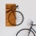 Decoración de pared 45x58 cm bike madera/metal
