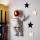 Decoración de pared 47x35 cm astronaut cobre