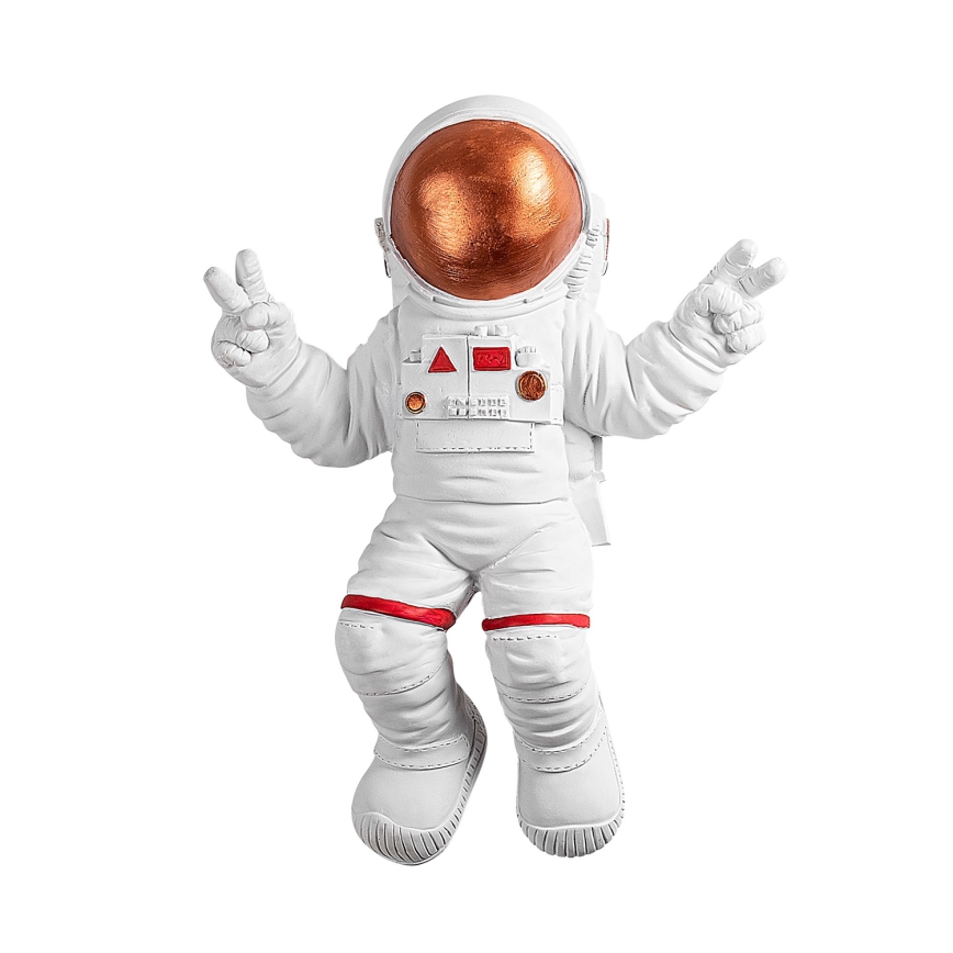 Decoración de pared 47x35 cm astronaut cobre