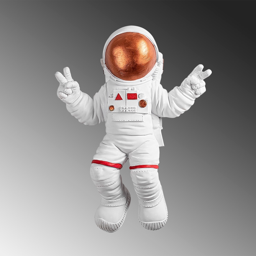 Decoración de pared 47x35 cm astronaut cobre