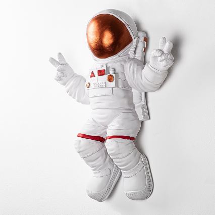 Decoración de pared 47x35 cm astronaut cobre