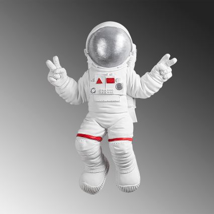 Decoración de pared 47x35 cm astronaut plata