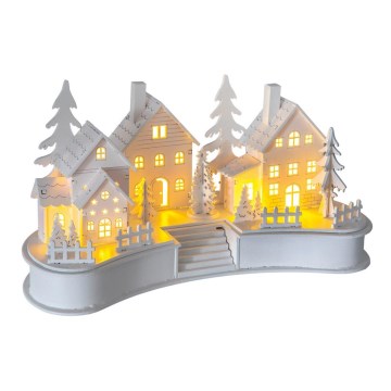 Decoración LED de Navidad LED/2xAA pueblo
