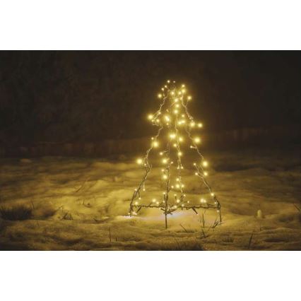 Decoración navideña de exterior con LEDs 90xLED/1,2W/230V árbol IP44
