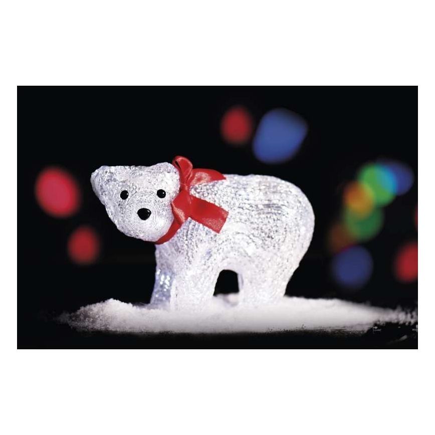 Decoración navideña exterior oso XMAS 16xLED IP44