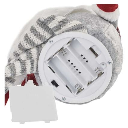 Decoración navideña LED 4xLED/3xAA elfo