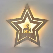 Decoración navideña LED LED/2xAA estrella