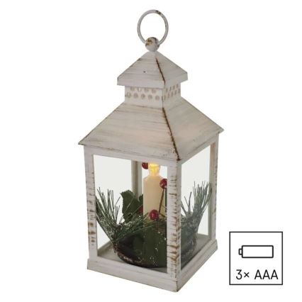 Decoración navideña LED LED/3xAAA linterna