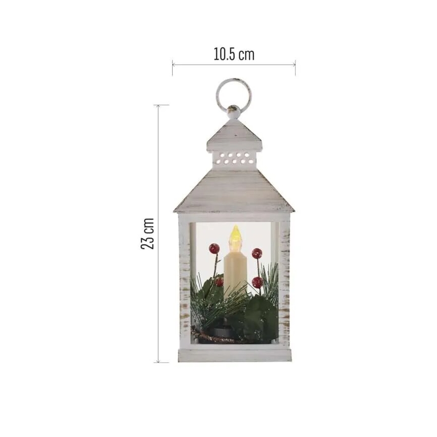 Decoración navideña LED LED/3xAAA linterna