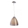 Deko-Light 342025 - Lámpara colgante FILO 1xE27/60W/230V diá. 19 cm plata