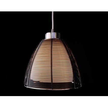 Deko-Light 342026 - Lámpara colgante FILO 1xE27/60W/230V diá. 19 cm negro