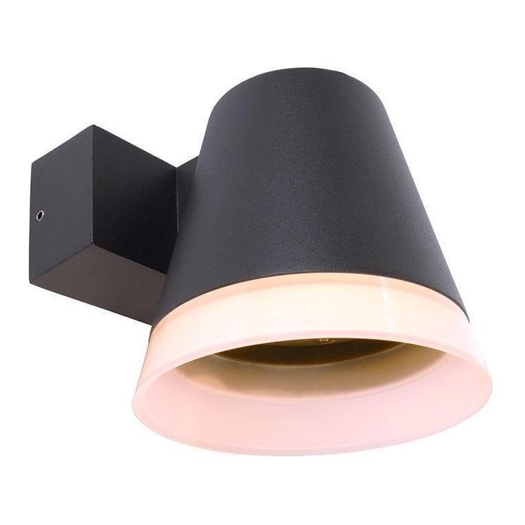 Deko-Light 731076 - Aplique LED para exterior SERPENTIS LED/6,2W/230V IP54 negro