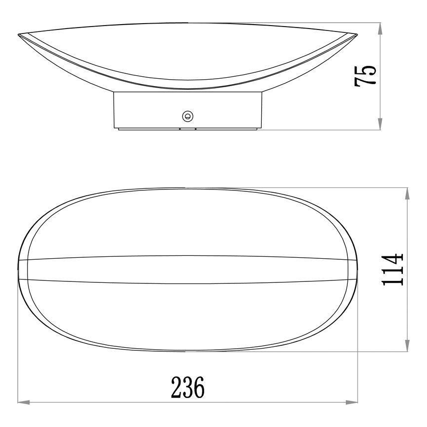 Deko-Light 731078 - Aplique LED para exterior AVIOR LED/12,7W/230V IP54 antracita