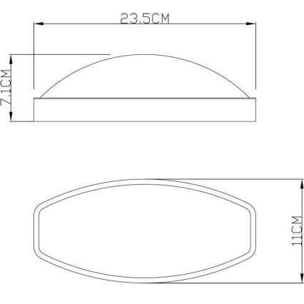 Deko-Light 731092 - Aplique LED para exterior ERIDANI LED/13W/230V IP44 antracita