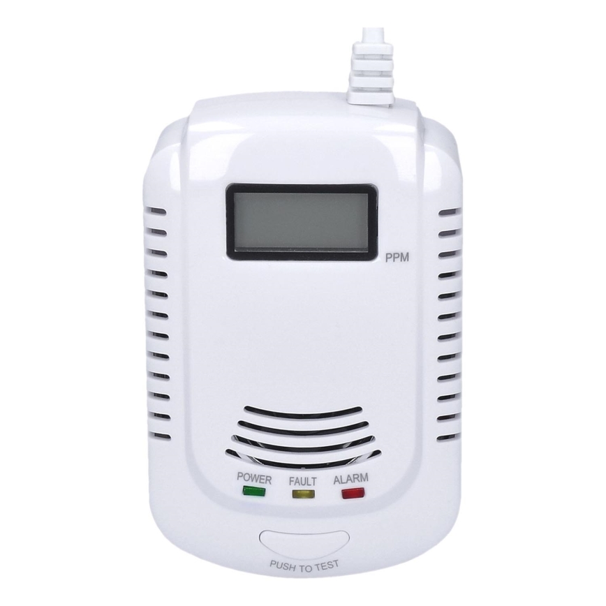 Detector de monóxido de carbono y gas inflamable 230V