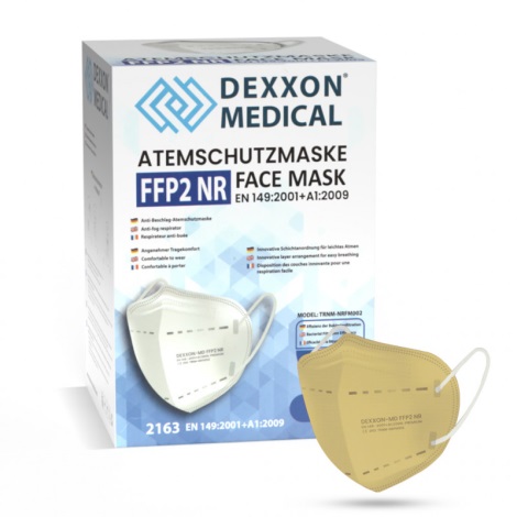 DEXXON MEDICAL Respirador FFP2 NR beige 1pc