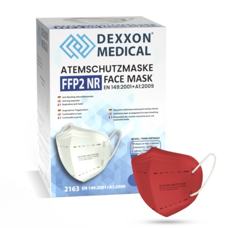 DEXXON MEDICAL Respirador FFP2 NR Rojo 1pc
