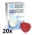 DEXXON MEDICAL Respirador FFP2 NR Rojo 20pcs