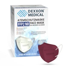 DEXXON MEDICAL Respirador FFP2 NR vino 1pc