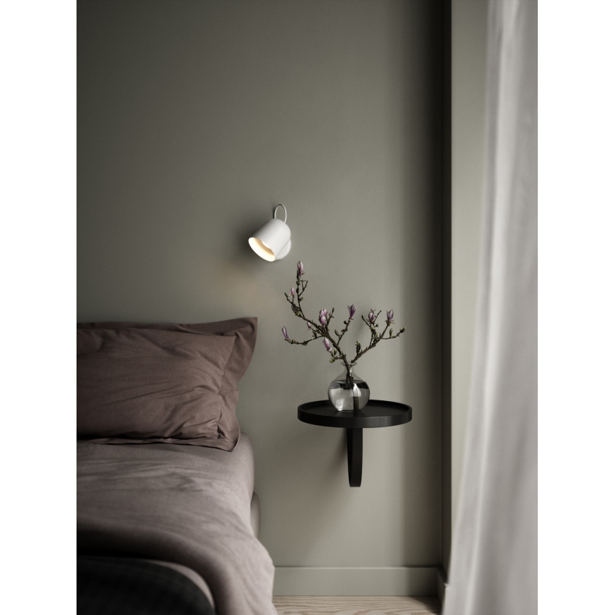 DFTP by Nordlux - Foco de pared con puerto USB ANGLE 1xGU10/25W/230V blanco