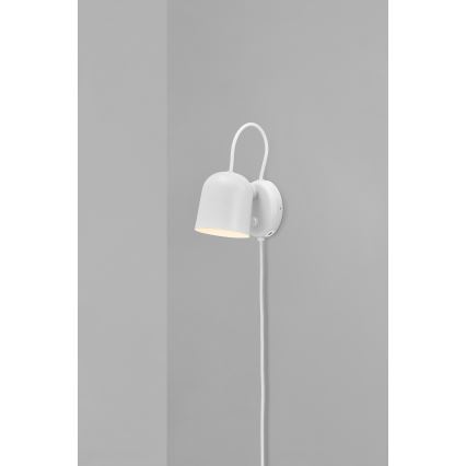 DFTP by Nordlux - Foco de pared con puerto USB ANGLE 1xGU10/25W/230V blanco