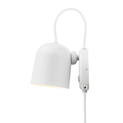 DFTP by Nordlux - Foco de pared con puerto USB ANGLE 1xGU10/25W/230V blanco