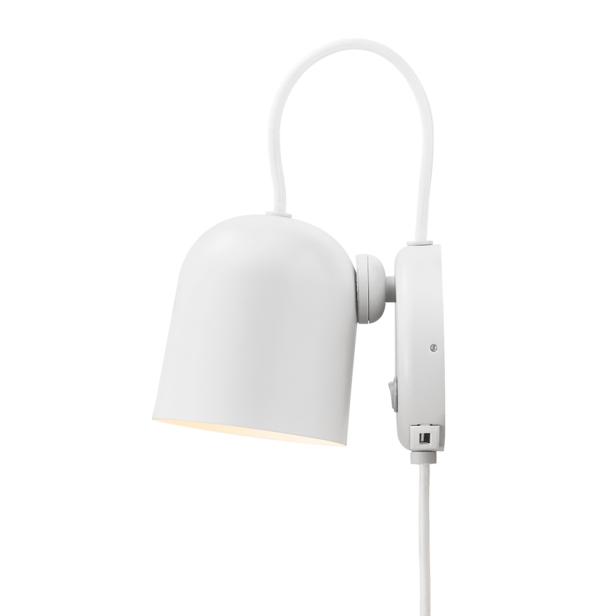 DFTP by Nordlux - Foco de pared con puerto USB ANGLE 1xGU10/25W/230V blanco
